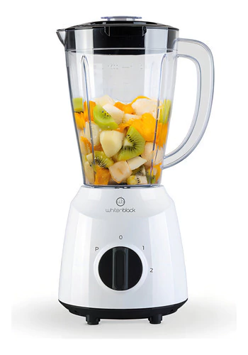 Licuadora Whitenblack Alwb15 Blanca 1,5 Lts. 400 Watts Color Blanco