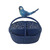 Porta Talher Oval Azul com Ararinha Azul na internet