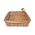 Cesta Cestinha Quadrada De Pão Em Vime com Limão Siciliano - My House Brasil