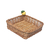 Cesta Cestinha Quadrada De Pão Em Vime com Limão Siciliano