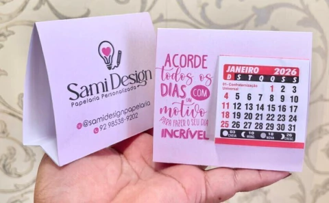 Mini Calendário de Mesa - comprar online