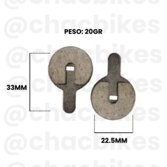 PASTILLAS DE FRENO A DISCO REDONDAS - tienda online