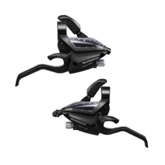 PAR DE MANIJAS SHIMANO TOURNEY EF500 3X7 INTEGRADAS ALUMINIO - comprar online