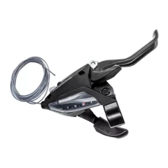 PAR DE MANIJAS SHIMANO TOURNEY EF500 3X7 INTEGRADAS ALUMINIO - tienda online