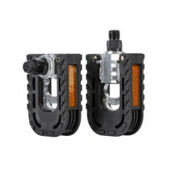 PEDALES PLATAFORMA PLEGABLES PROMEND PD-F51 RESINA ALUMINIO