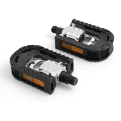 PEDALES PLATAFORMA PLEGABLES PROMEND PD-F51 RESINA ALUMINIO - tienda online