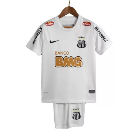 Conjunto Infantil Santos I Retrô 2012/2013 Branca - Nike
