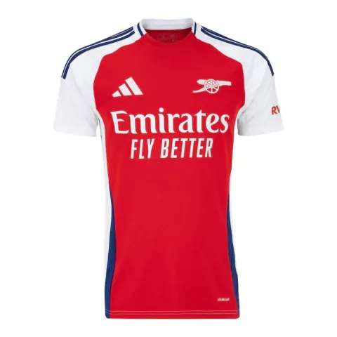 Camisa Arsenal I 2024/25 Masculina Vermelha Com Branco e Azul - Adidas