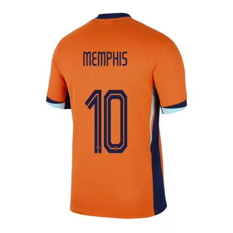 Camisa Seleção Holanda I MEMPHIS #10 - 2024/25 Nike Torcedor - Laranja