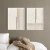 Conjunto com 2 Quadros Decorativos Linha Geométrica