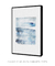 Quadro Decorativo Aquarela Azul - comprar online