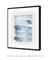 Quadro Decorativo Aquarela Azul Quadrado 2 - comprar online