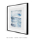 Quadro Decorativo Aquarela Azul Quadrado 2 - Larmoniza