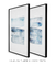 Conjunto 2 Quadros Decorativos Aquarela Azul Vertical - comprar online