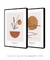 Conjunto 2 Quadros Decorativos Abstract Foliage