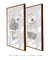 Conjunto 2 Quadros Decorativos Face Shapes - comprar online