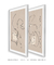 Conjunto 2 Quadros Decorativos Linhas Abstratas - comprar online