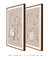 Imagem do Conjunto 2 Quadros Decorativos Linhas Abstratas