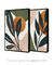 Conjunto com 2 Quadros Decorativos - Moderno Tropical - comprar online