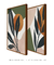 Conjunto com 2 Quadros Decorativos - Moderno Tropical