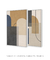 Conjunto 2 Quadros Decorativos Modern Shapes - Larmoniza