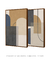 Imagem do Conjunto 2 Quadros Decorativos Modern Shapes