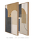 Conjunto 2 Quadros Decorativos Modern Shapes - Larmoniza