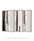 Conjunto 3 Quadros Decorativos Brush Stroke - loja online