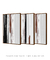 Imagem do Conjunto 3 Quadros Decorativos Brush Stroke