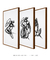 Conjunto 3 Quadros Decorativos Pincelada