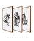 Conjunto 3 Quadros Decorativos Pincelada - comprar online