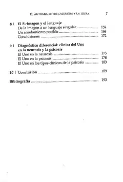 EL AUTISMO, ENTRE LALENGUA Y LA LETRA - LIVRARIA ONLINE EBP