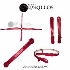 MONTURA CUADRADA TEJIDA HILO FINO CON CANTINAS CUADRADAS CON TRABAJO ARTESANAL en internet