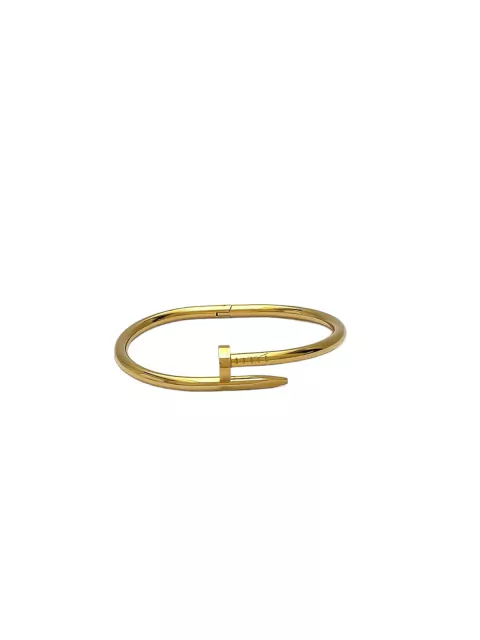 Bracelete Inspiração Cartier Prego Dourado