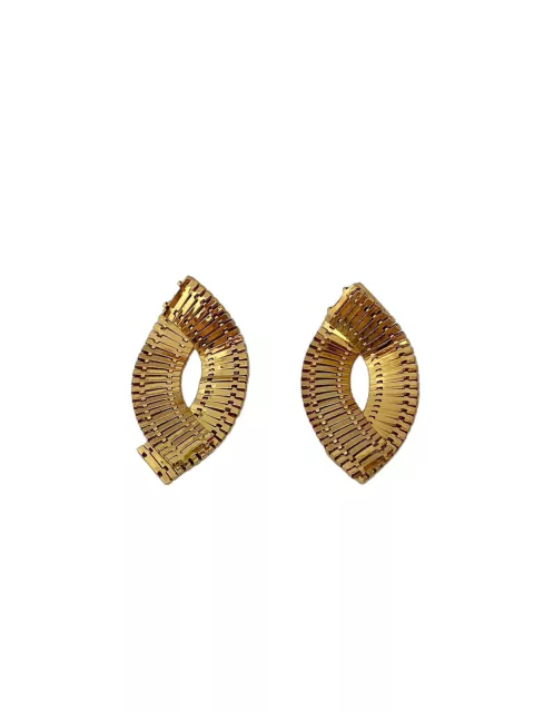 Brinco Lilian Dourado Folheado a ouro 18k