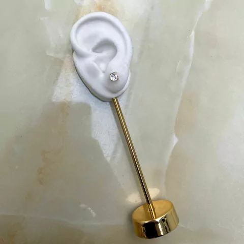 Brinco Isla Redondo Dourado