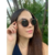 Óculos de Sol Quadrado de Acetato Laranja. Modelo Maitê