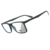 Óculos de Grau Masculino Retangular de Acetato e Carbono. Modelo Piloto
