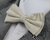 Gravata Borboleta Cru Pastel Linho Adulto Ref Ba210
