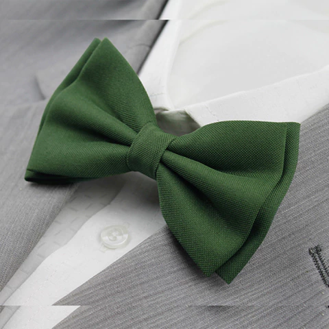 Gravata Borboleta Oliva Escuro Adulto Ba231 - comprar online