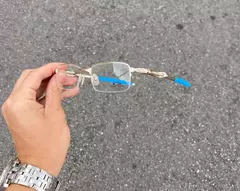 Oculos Oakley p/ descanso ou Grau Coillover Prateada - Mulekinho Grifes