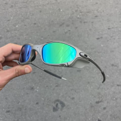 Imagem do Juliet Xmetal +Side Blinder Cinza Kit Preto