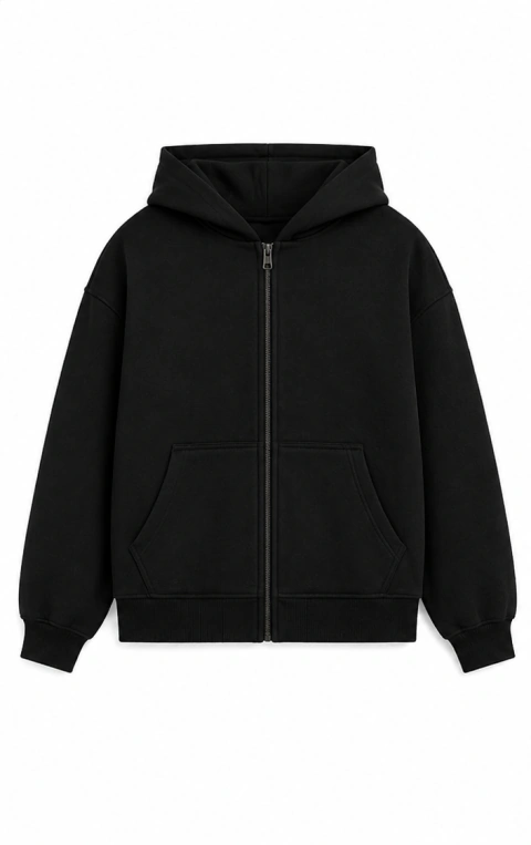 Campera Negra Oversize