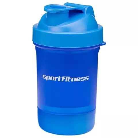 Shaker 500ML con Mezclador y Compartimientos