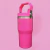 N700 Copo Térmico Hiddra 600ml com Alça e Canudo - PINK