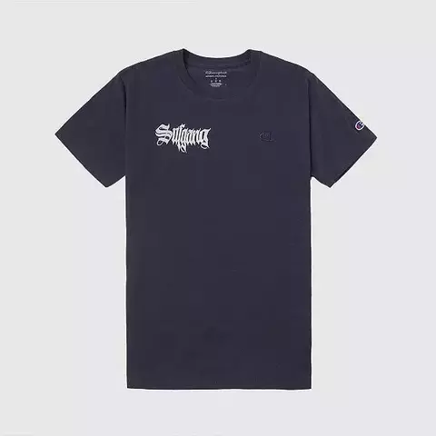Camiseta Sufgang x Champion Stars 3M Classic Tee Navy Blue