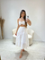 Conjunto linho Cropped e Saia Longa na internet