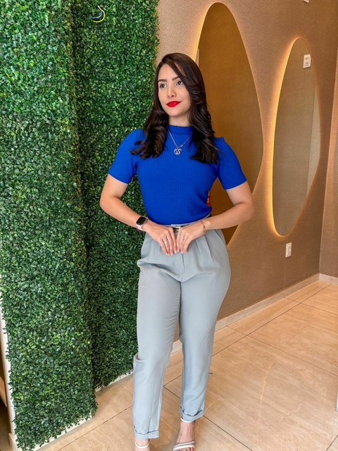 Calça Alfaiataria cinza