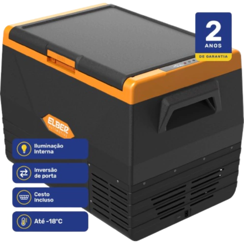 GELADEIRA PORTÁTIL 65 LITROS BIVOLT ELBER PRETA ELBER - comprar online