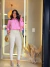 Calça Feminina Tipo Social Em Neoprene na internet